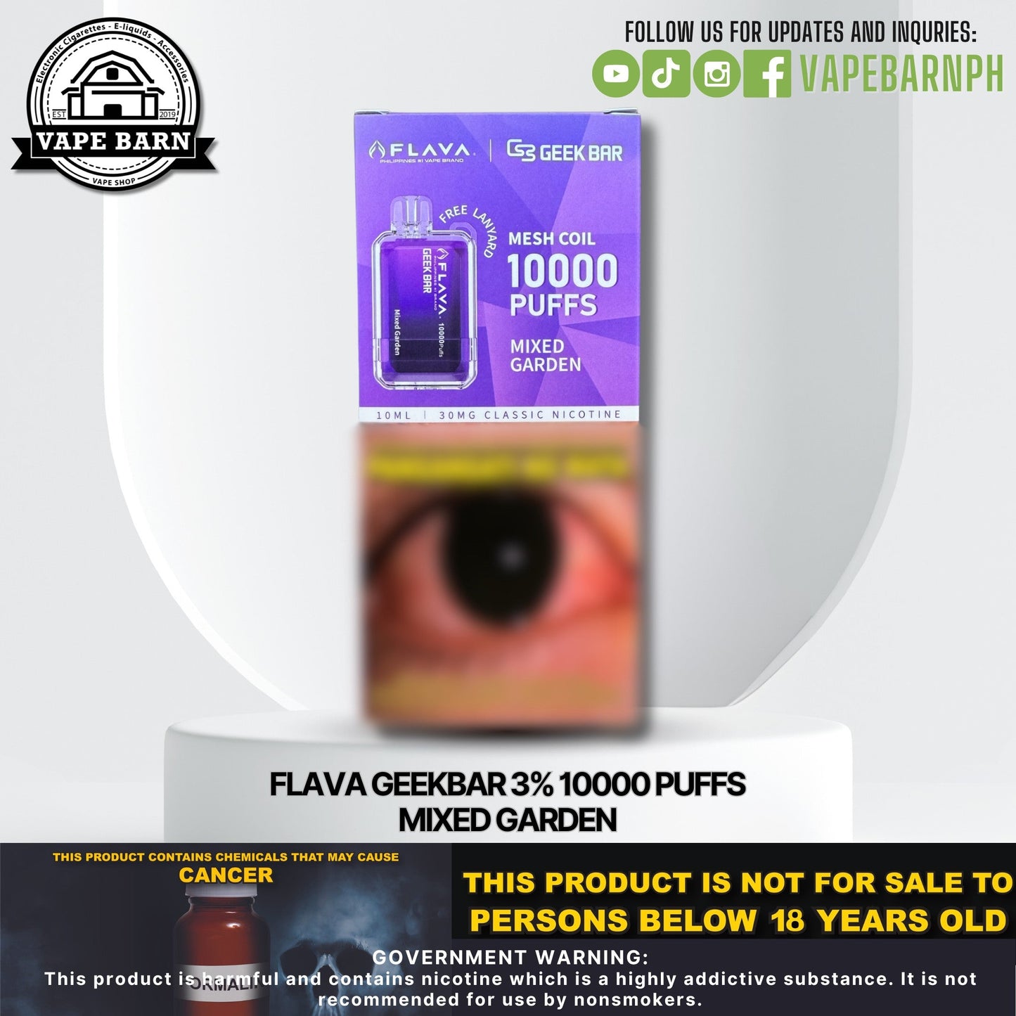 CS: Flava Geekbar 3% 10000 Puffs