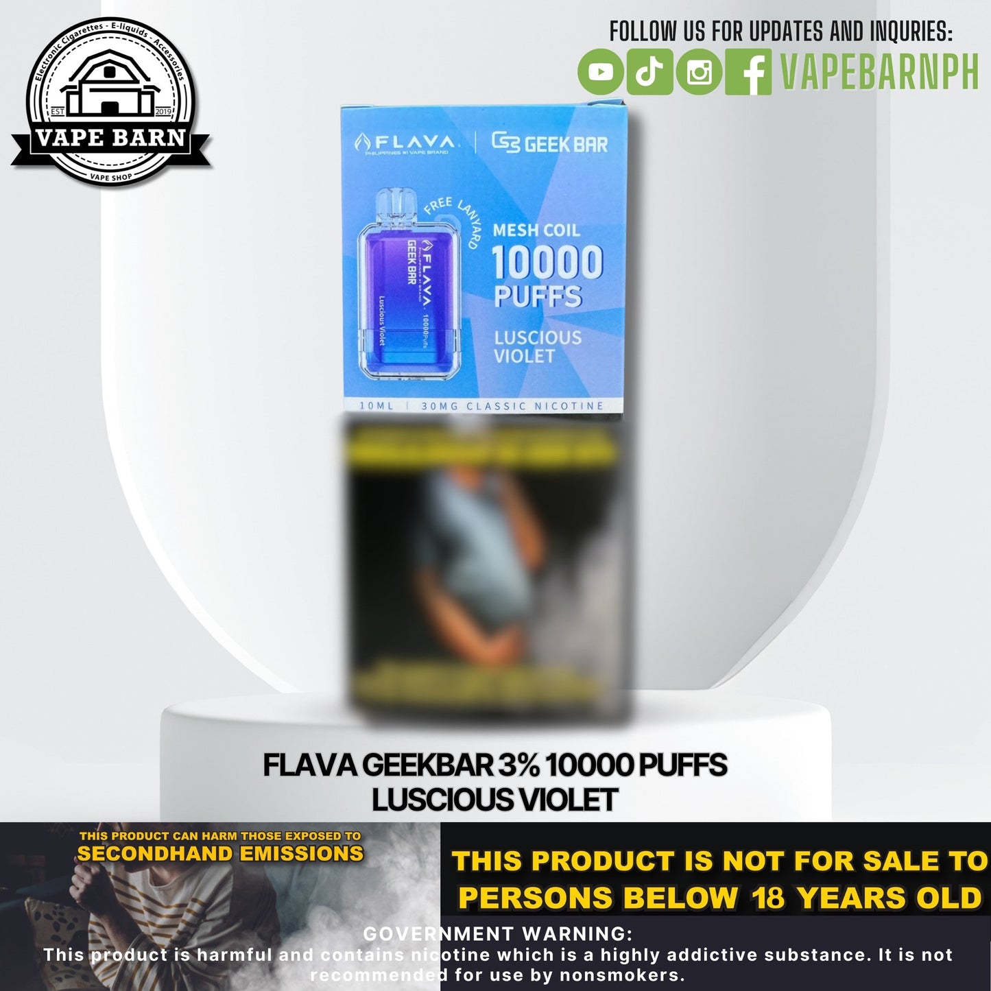 CS: Flava Geekbar 3% 10000 Puffs