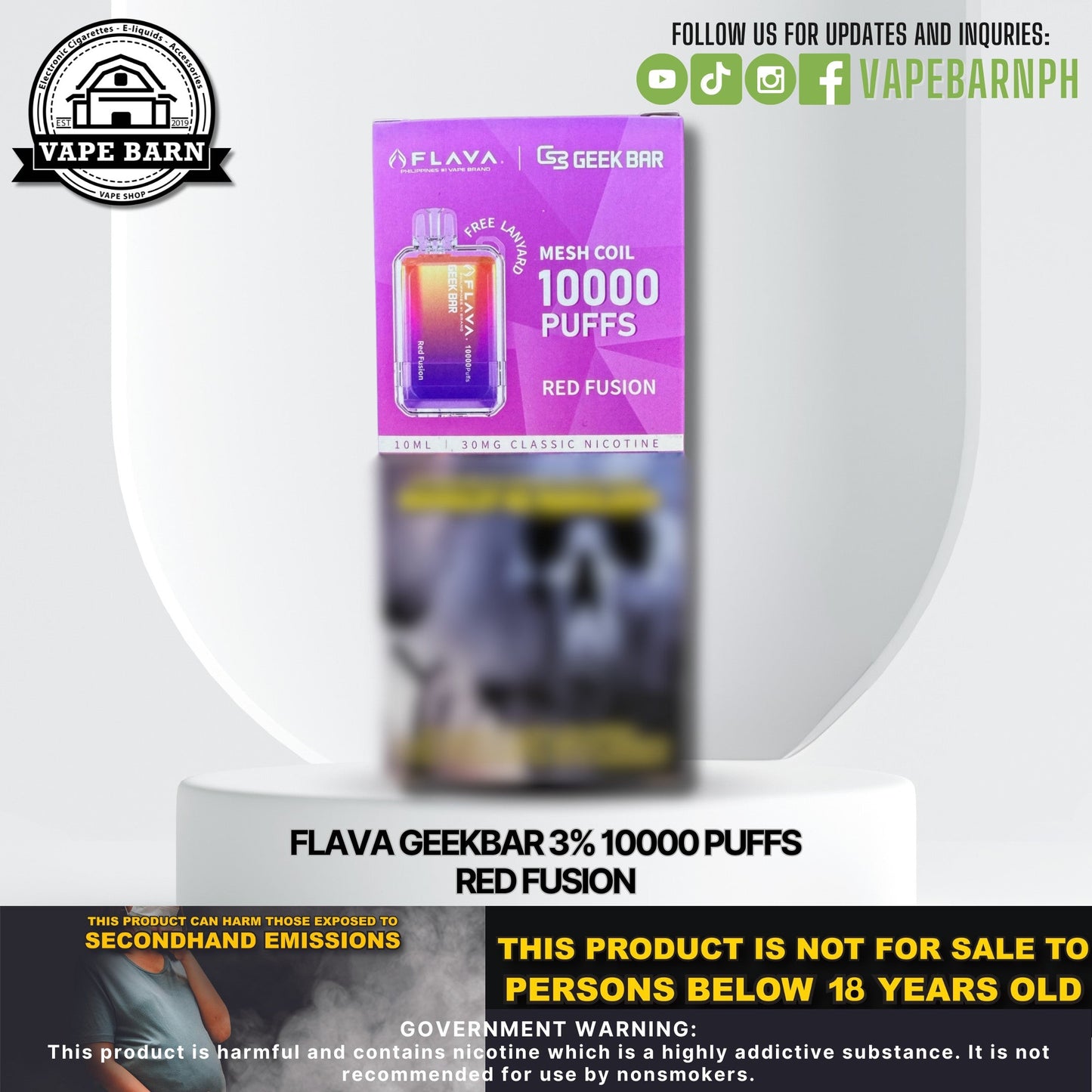 CS: Flava Geekbar 3% 10000 Puffs