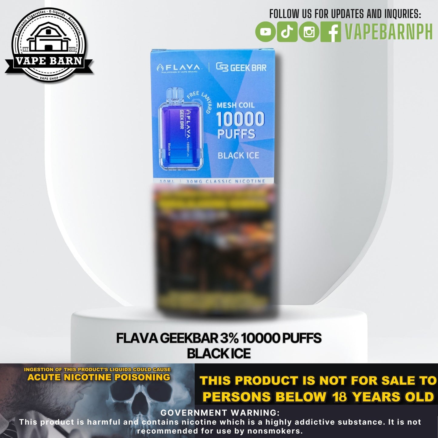 CS: Flava Geekbar 3% 10000 Puffs