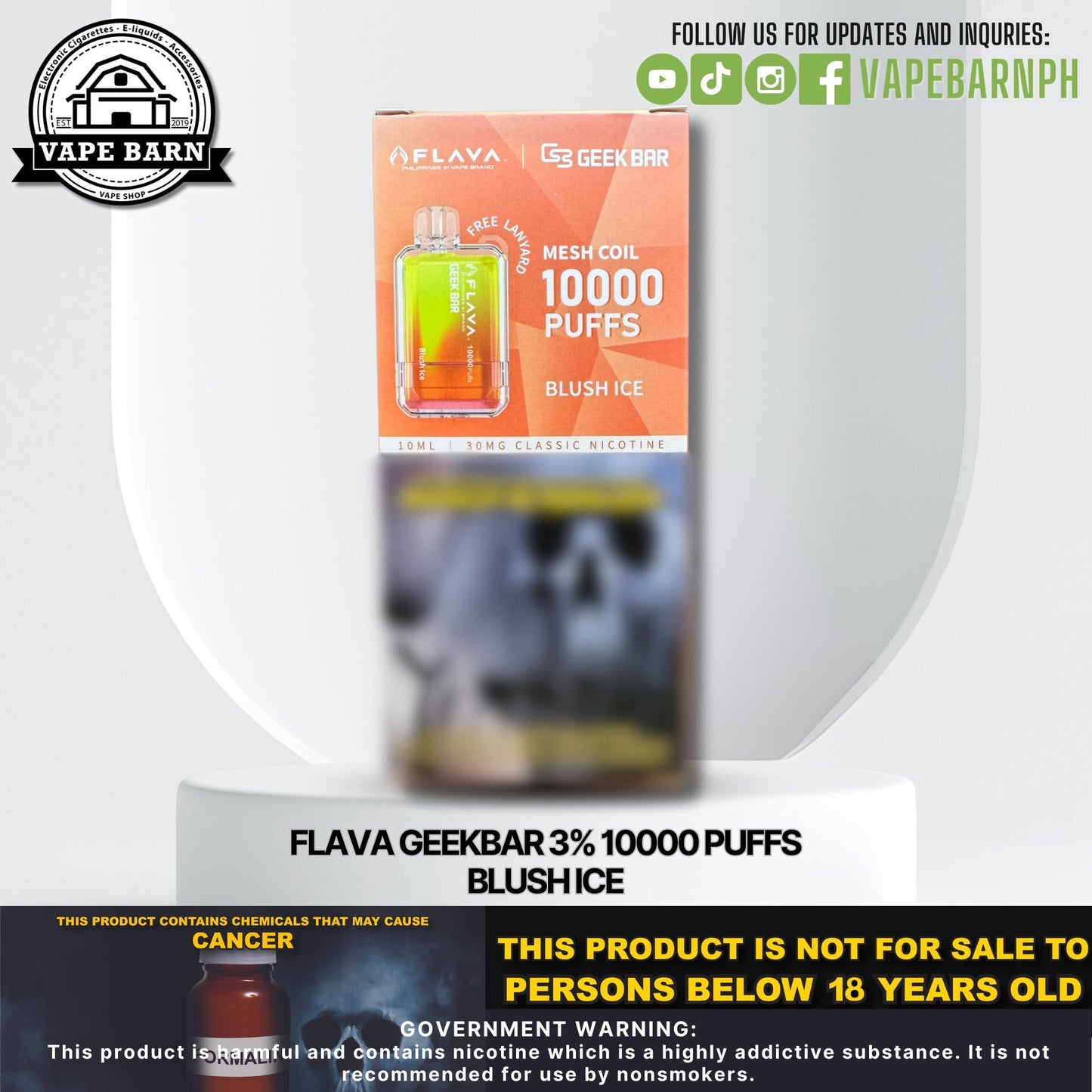 CS: Flava Geekbar 3% 10000 Puffs