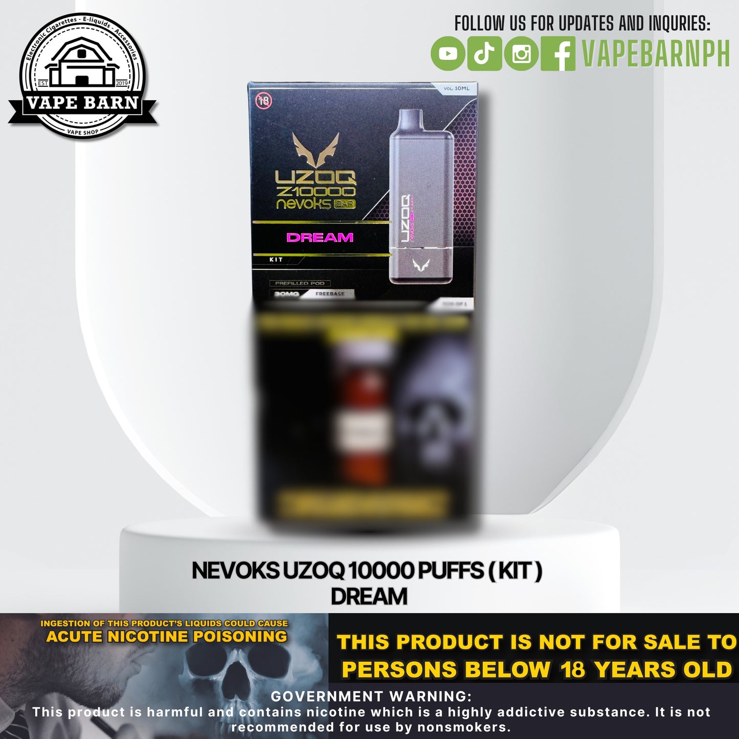 Nevoks UZOQ 10000 Puffs ( Kit )