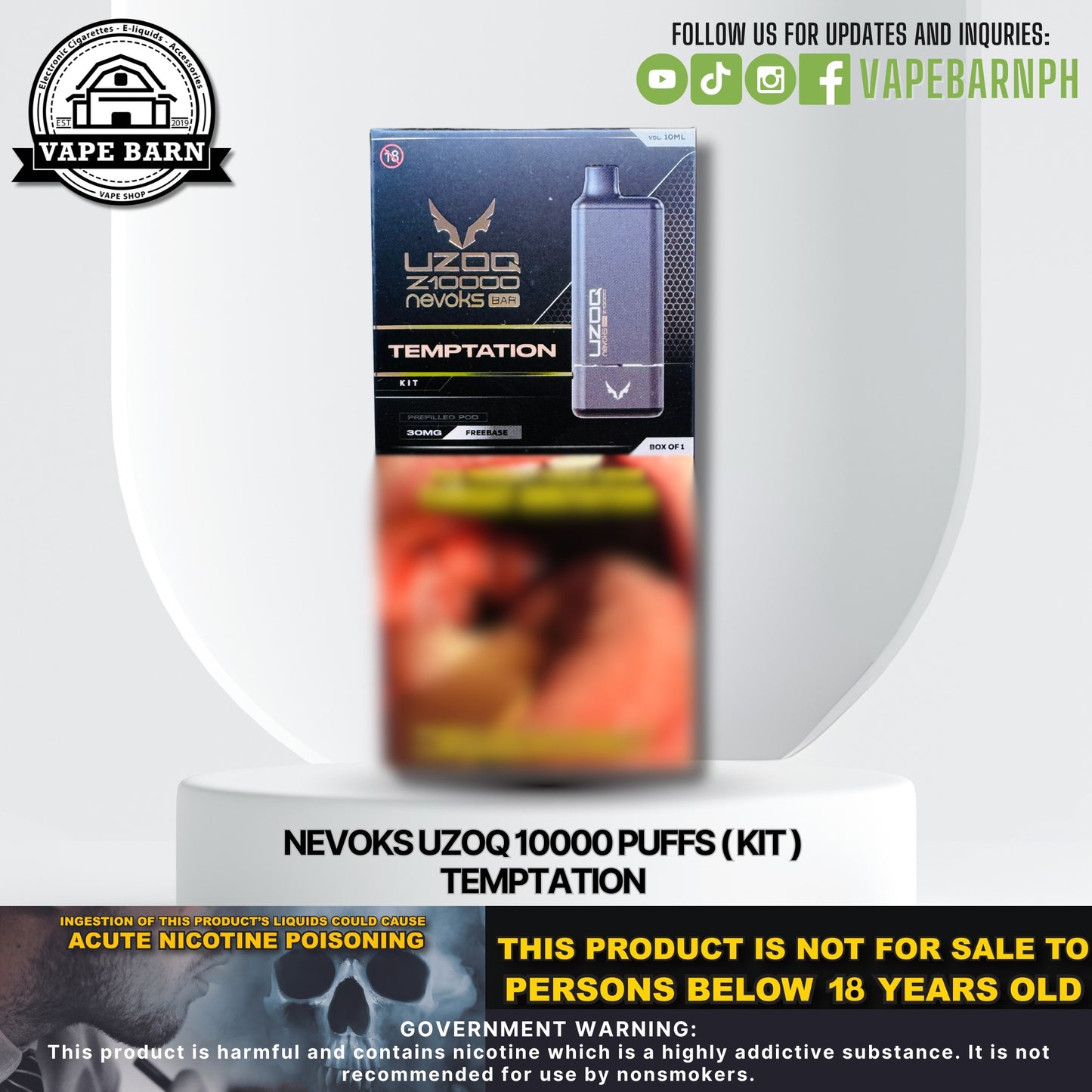 Nevoks UZOQ 10000 Puffs ( Kit )