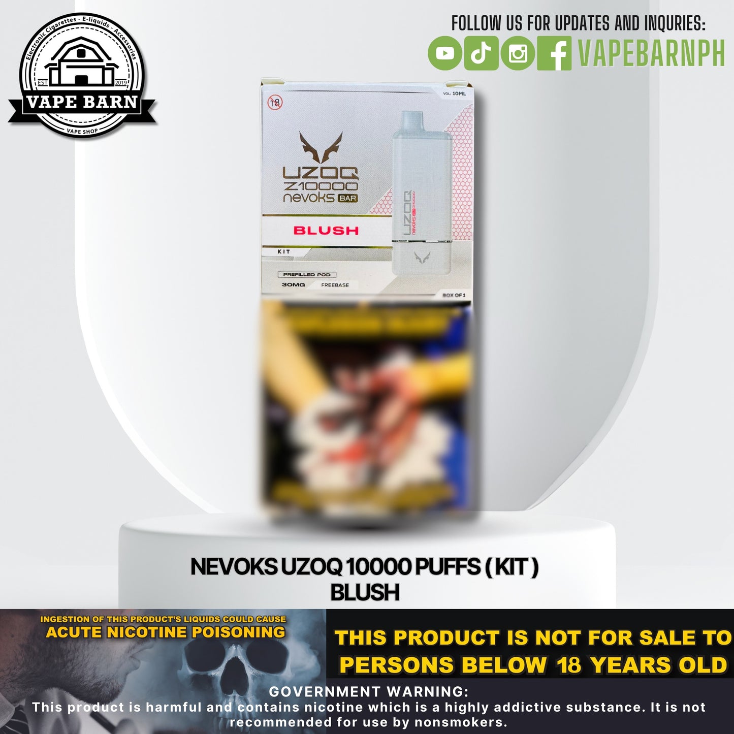 Nevoks UZOQ 10000 Puffs ( Kit )