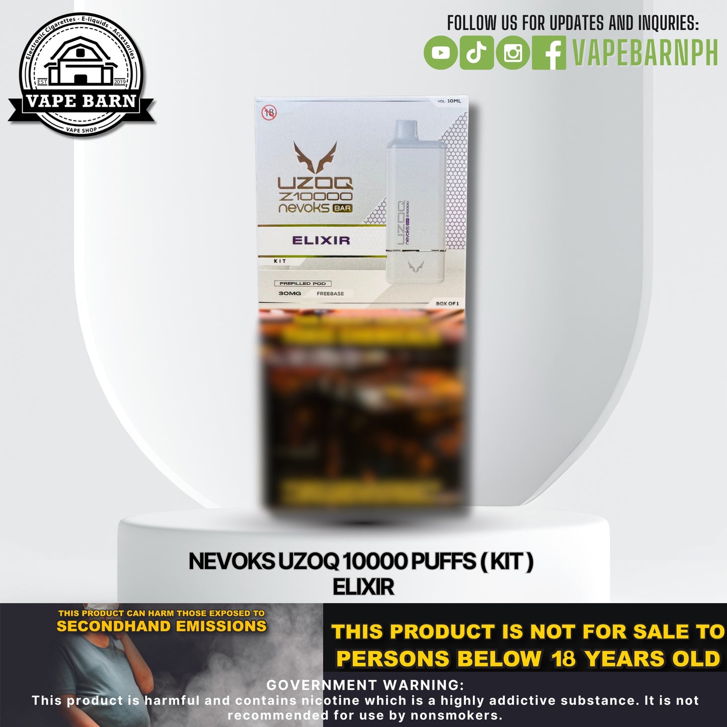 Nevoks UZOQ 10000 Puffs ( Kit )