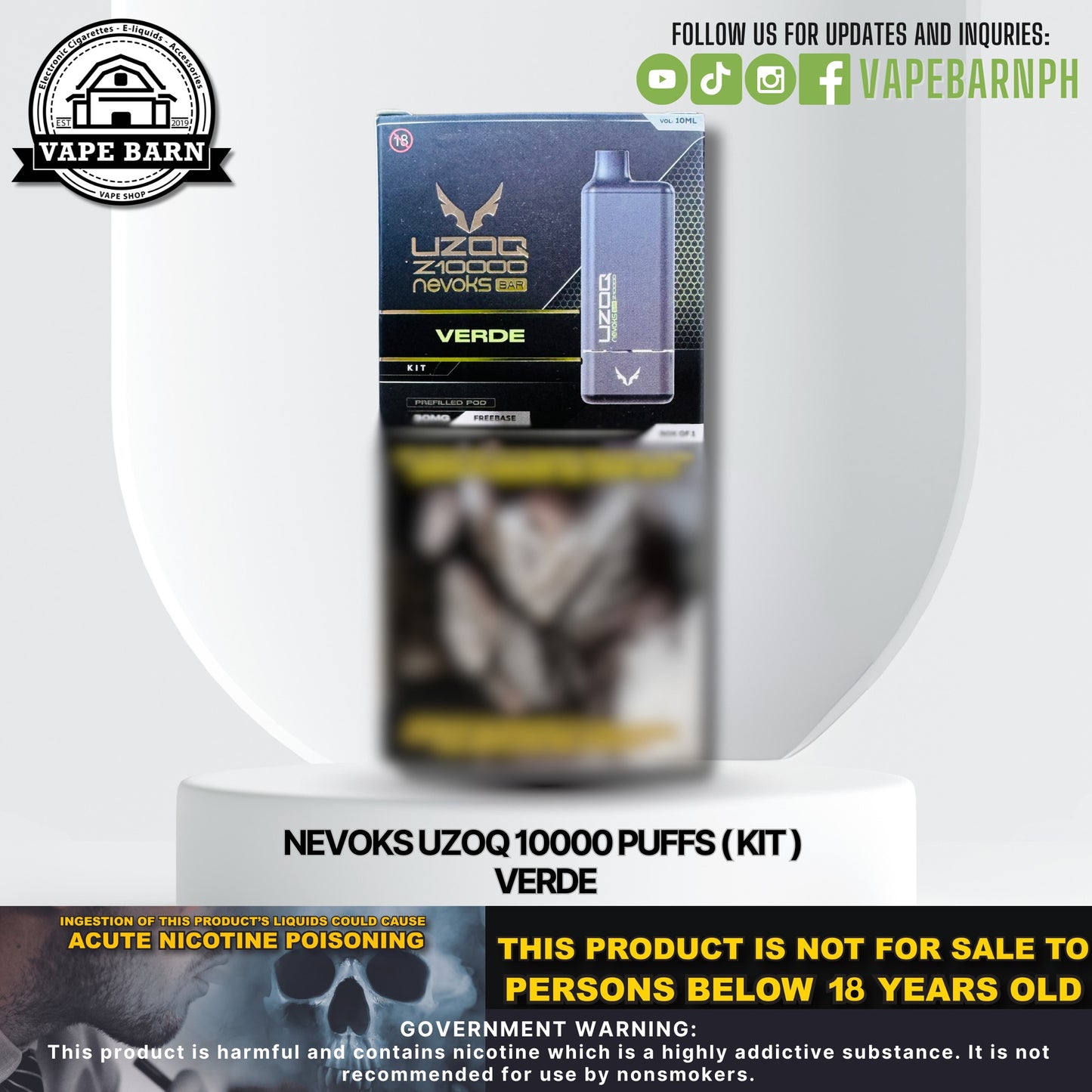 Nevoks UZOQ 10000 Puffs ( Kit )