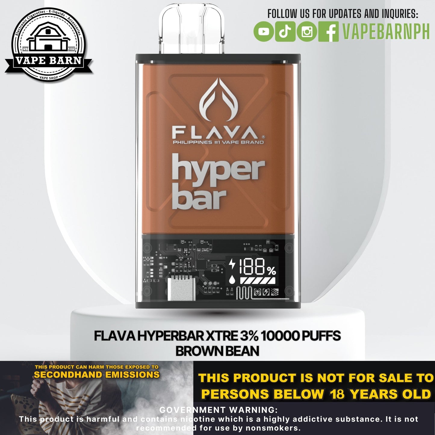 CS: Flava Hyperbar XTRE 3% 10000 Puffs