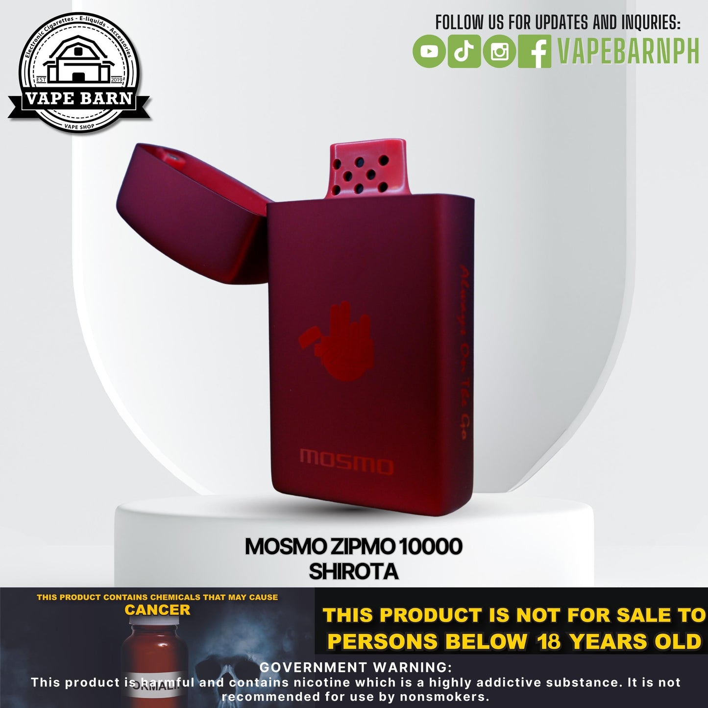 CS: Mosmo Zipmo 1.2% 10000 Puffs