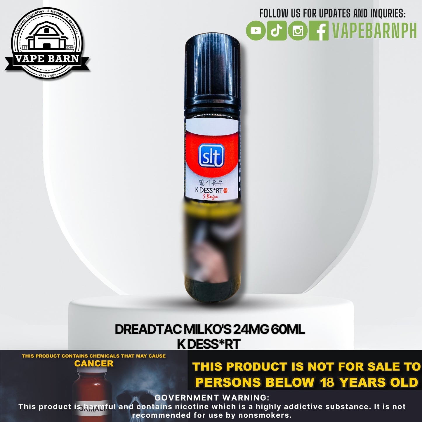 Dreadtac Milko's 24mg 60ml