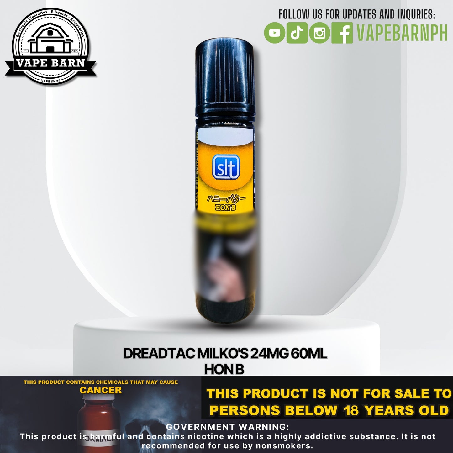 Dreadtac Milko's 24mg 60ml