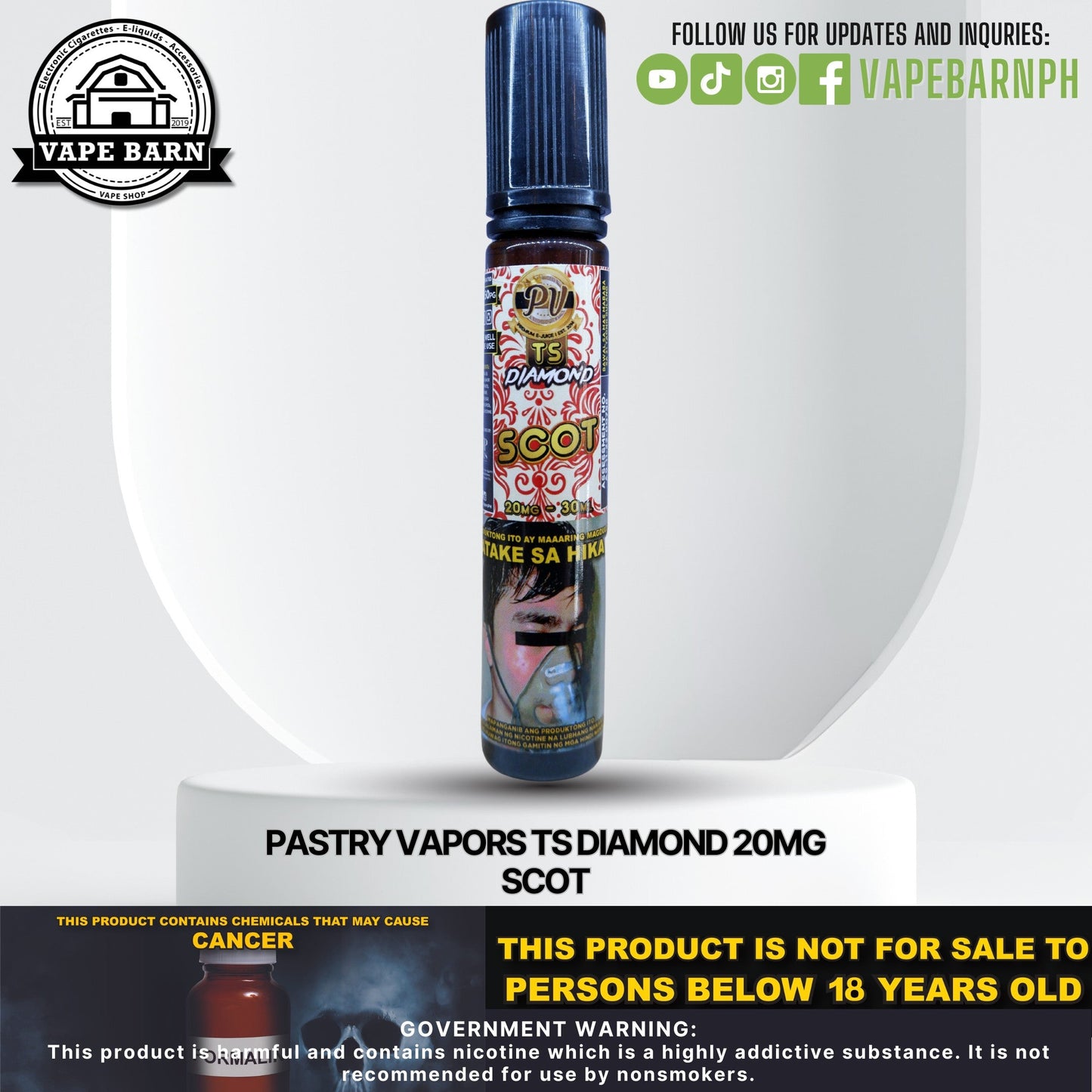 Pastry Vapors TS Diamond 20mg