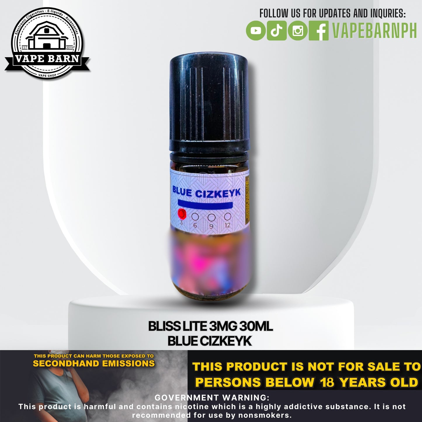 Bliss Lite 3mg 30ml