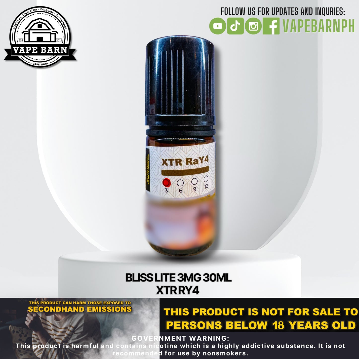 Bliss Lite 3mg 30ml