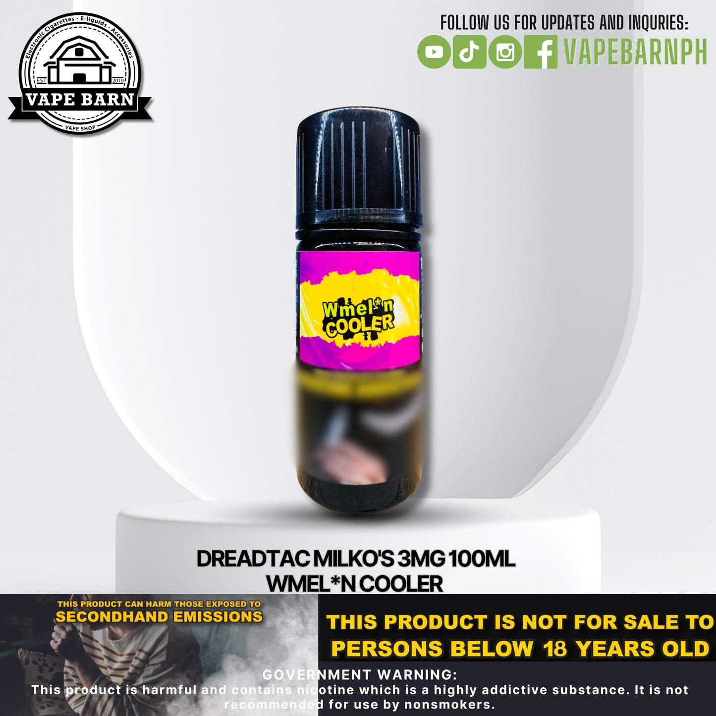 Dreadtac Milko's 3mg 100ml