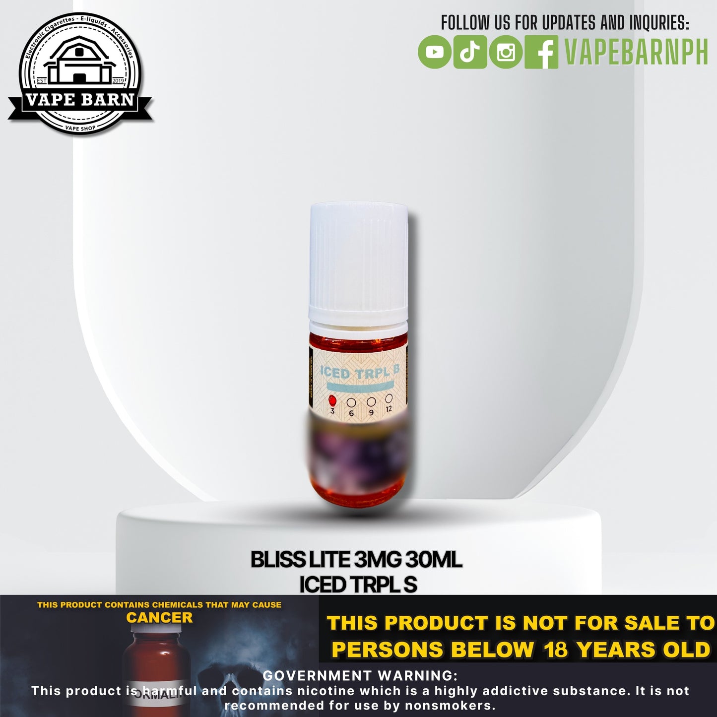 Bliss Lite 3mg 30ml