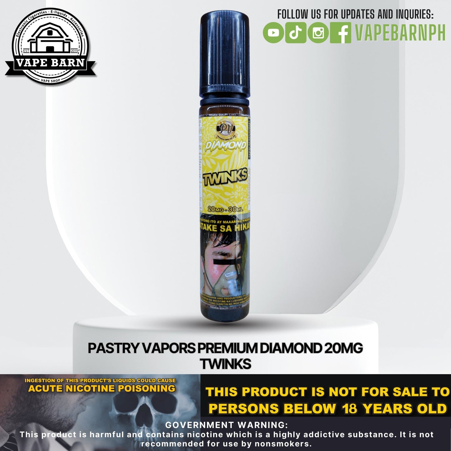 Pastry Vapors Premium Diamond 20mg