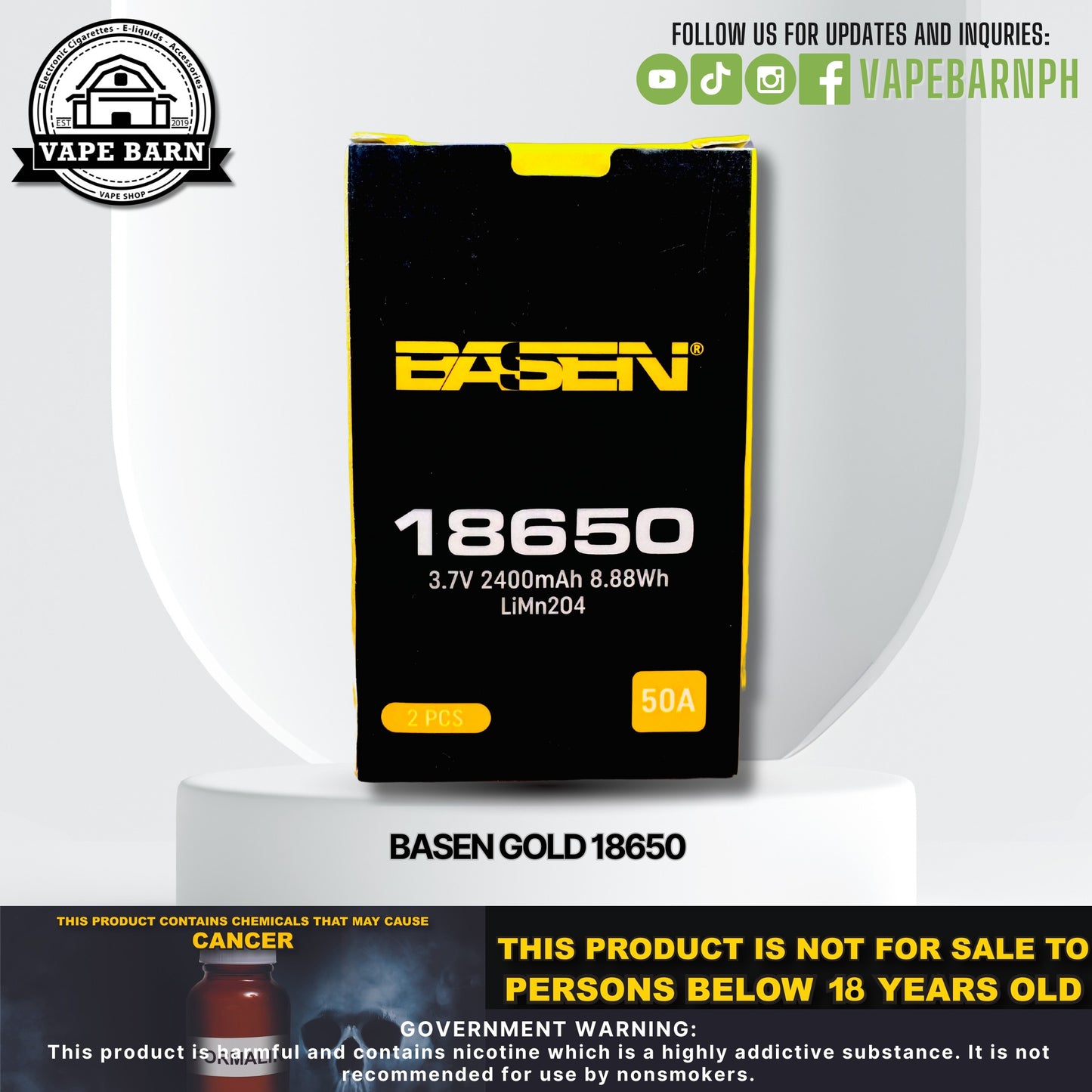 Basen Gold 18650