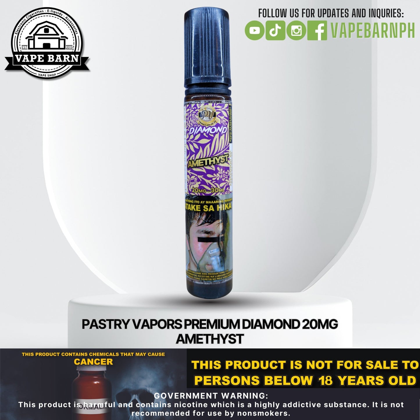 Pastry Vapors Premium Diamond 20mg