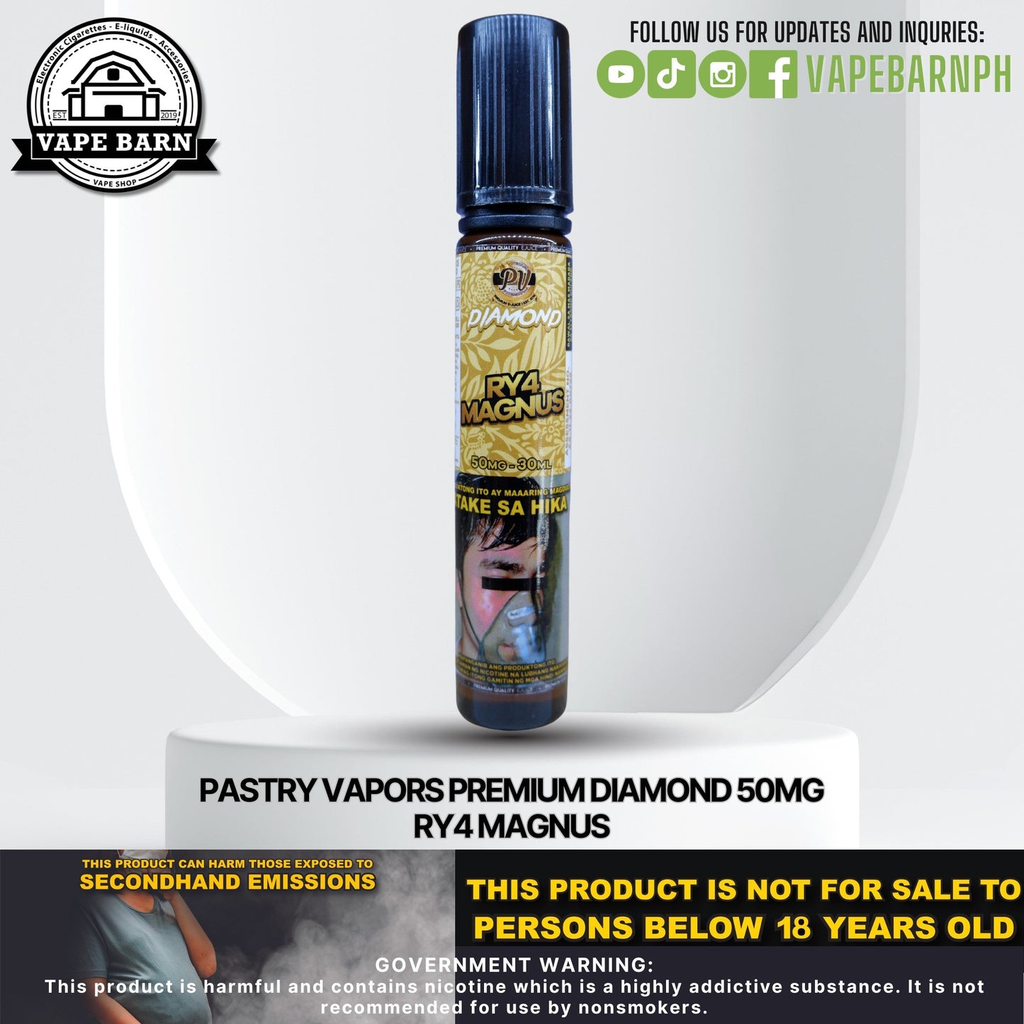 Pastry Vapors Premium Diamond 50mg