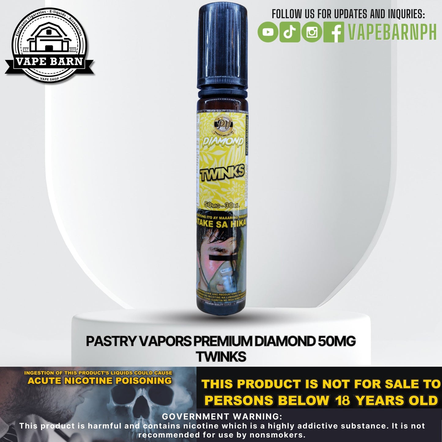 Pastry Vapors Premium Diamond 50mg