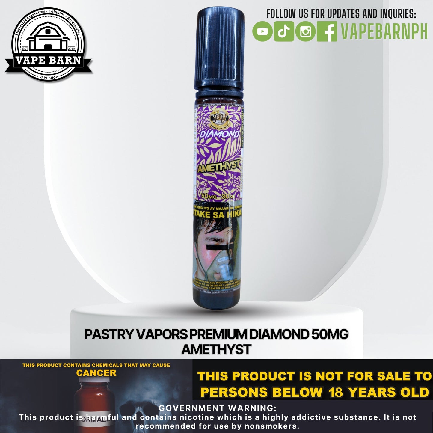 Pastry Vapors Premium Diamond 50mg