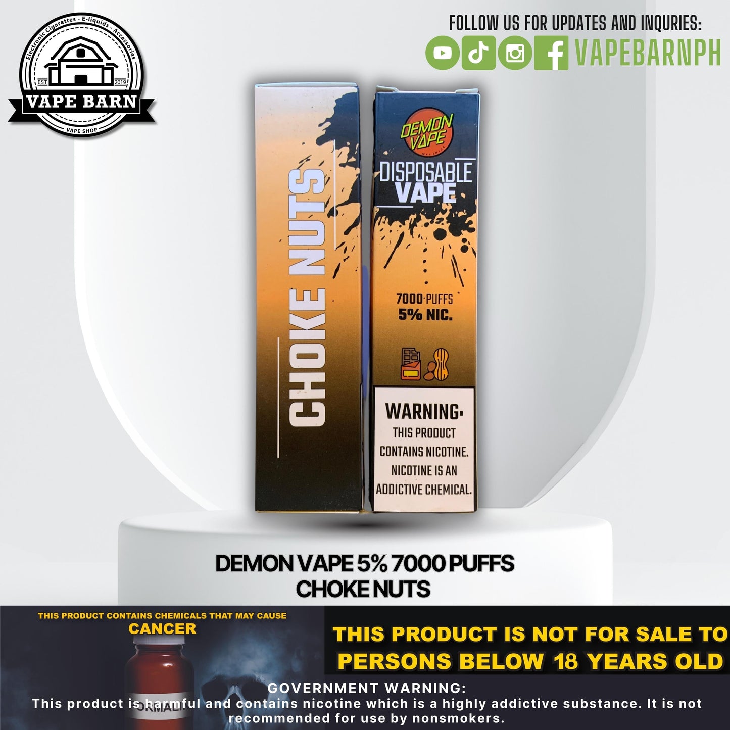 CS: Demon Vape 5% 7000 Puffs