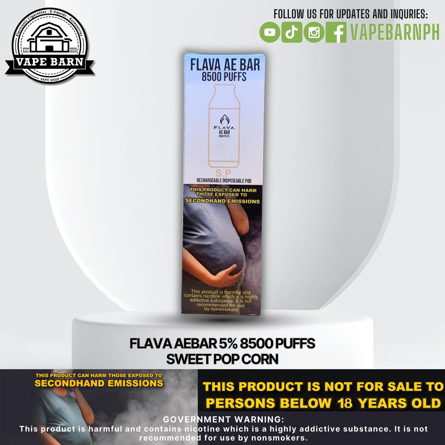 CS: Flava AEBAR 5% 8500 Puffs