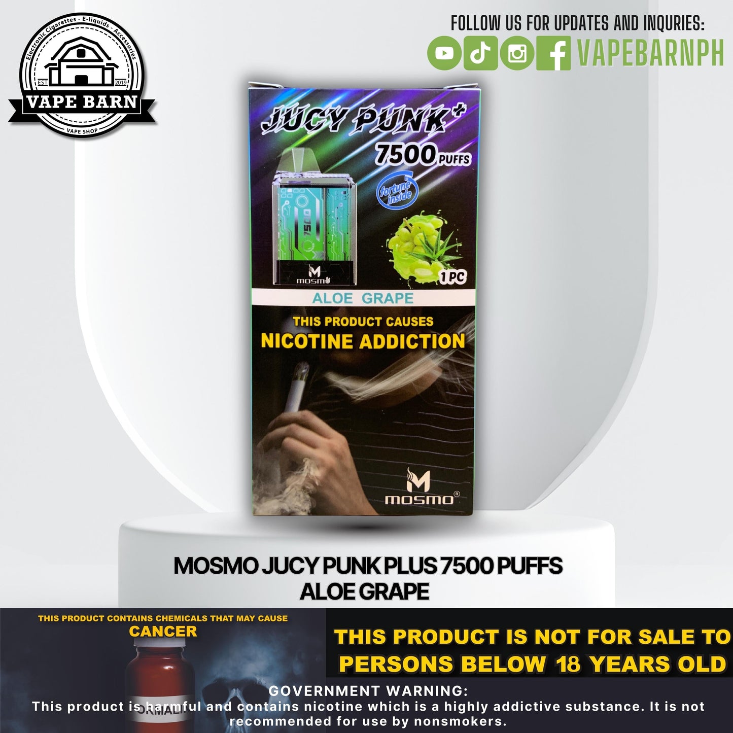 CS: Mosmo Jucy Punk Plus 7500 Puffs