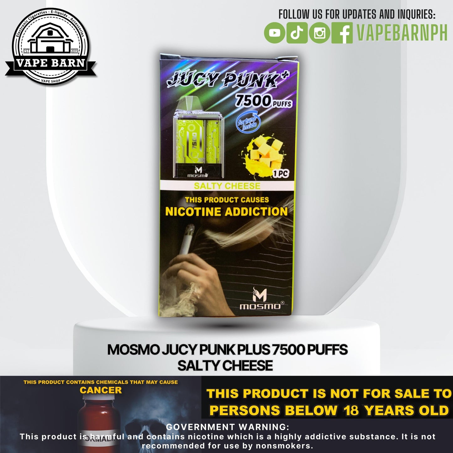 CS: Mosmo Jucy Punk Plus 7500 Puffs