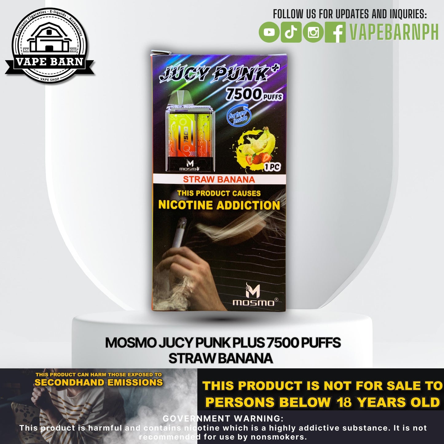 CS: Mosmo Jucy Punk Plus 7500 Puffs