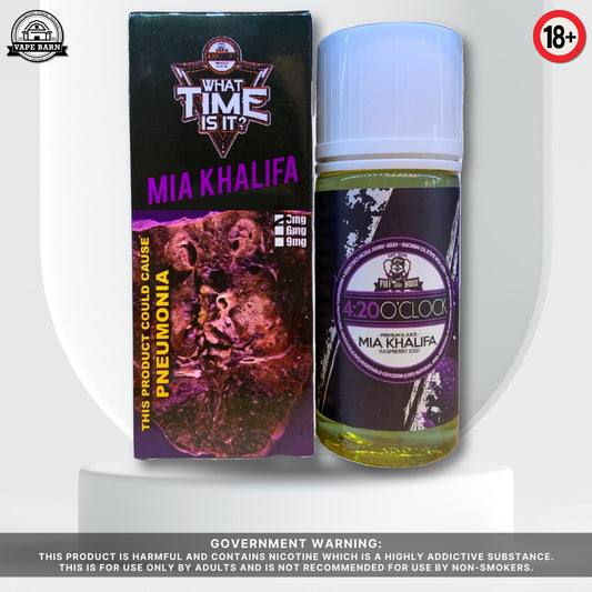 420 O'clock 3mg - Mia Khalifa / 100ml 70:30 ratio