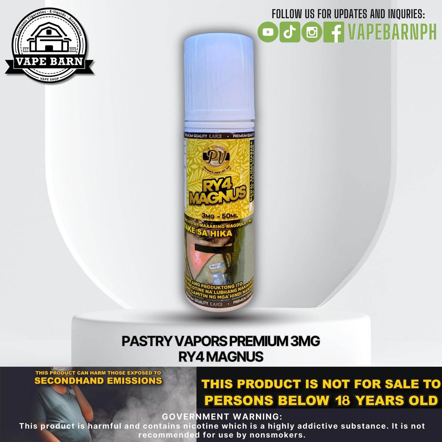 Pastry Vapors Premium 3mg