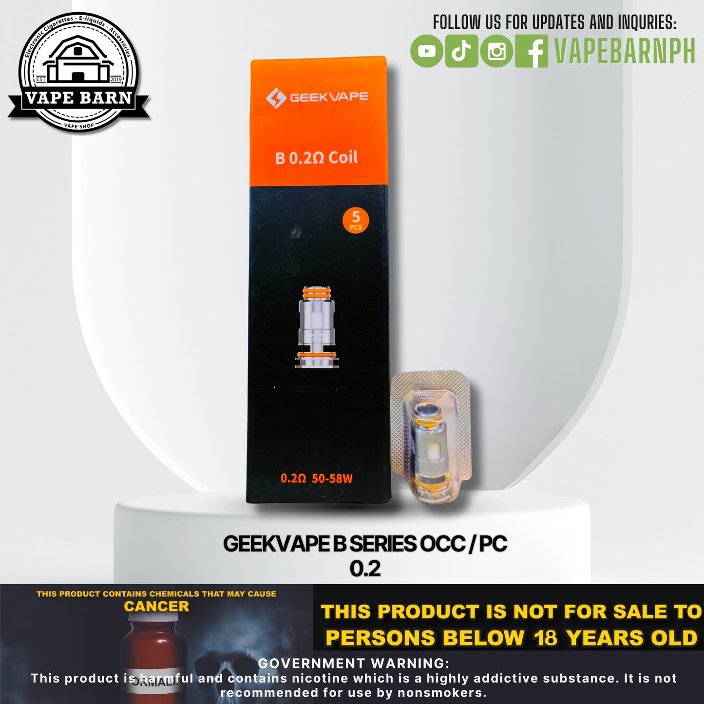 Geekvape B Series Occ / pc