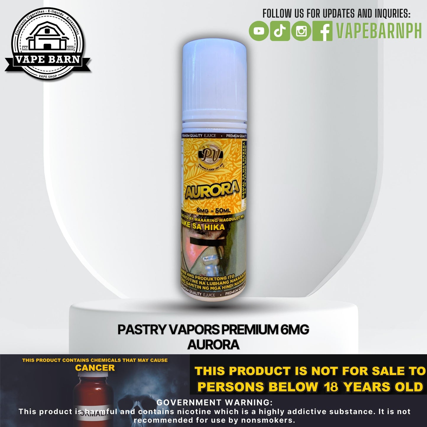 Pastry Vapors Premium 6mg