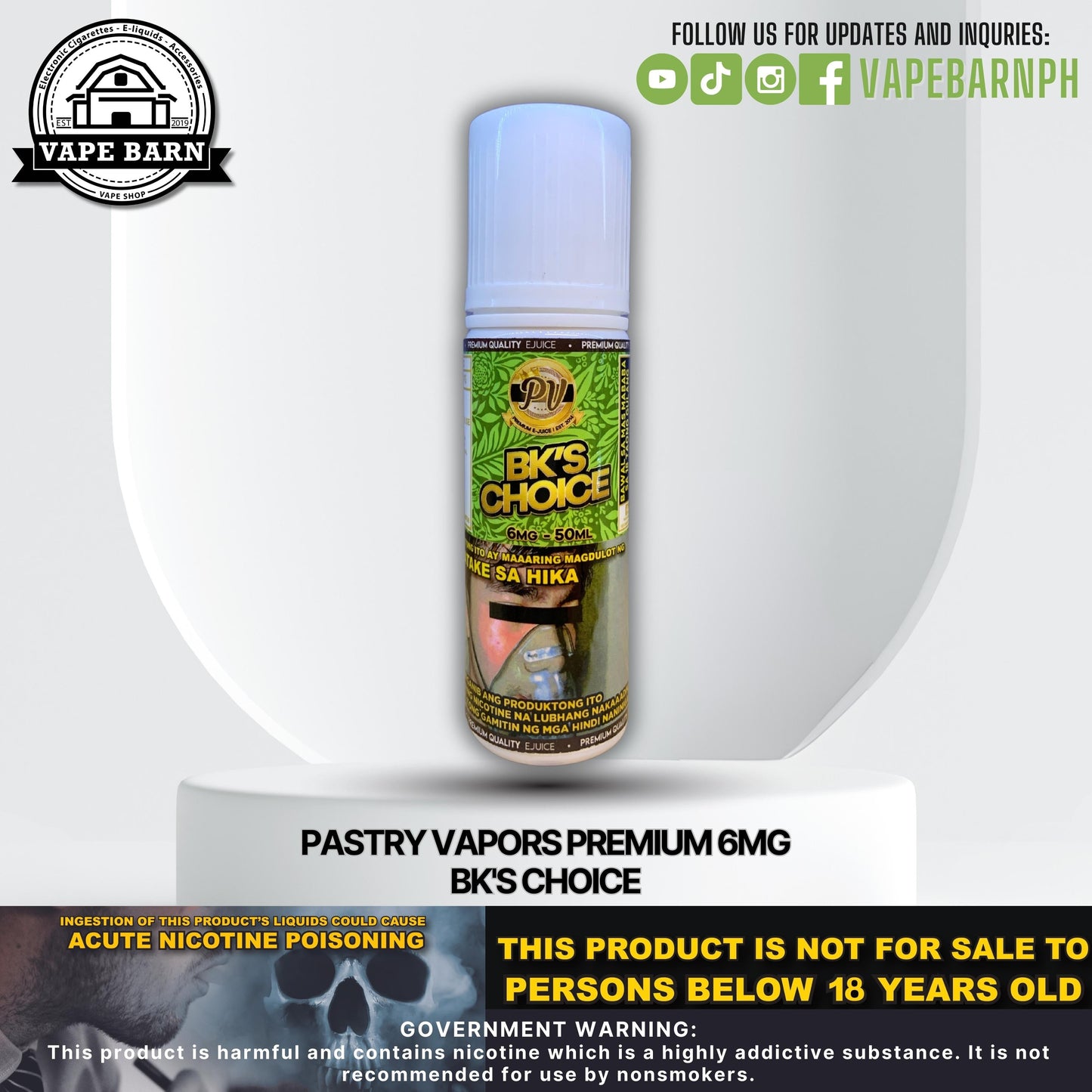 Pastry Vapors Premium 6mg