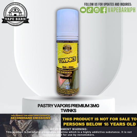 Pastry Vapors Premium 3mg