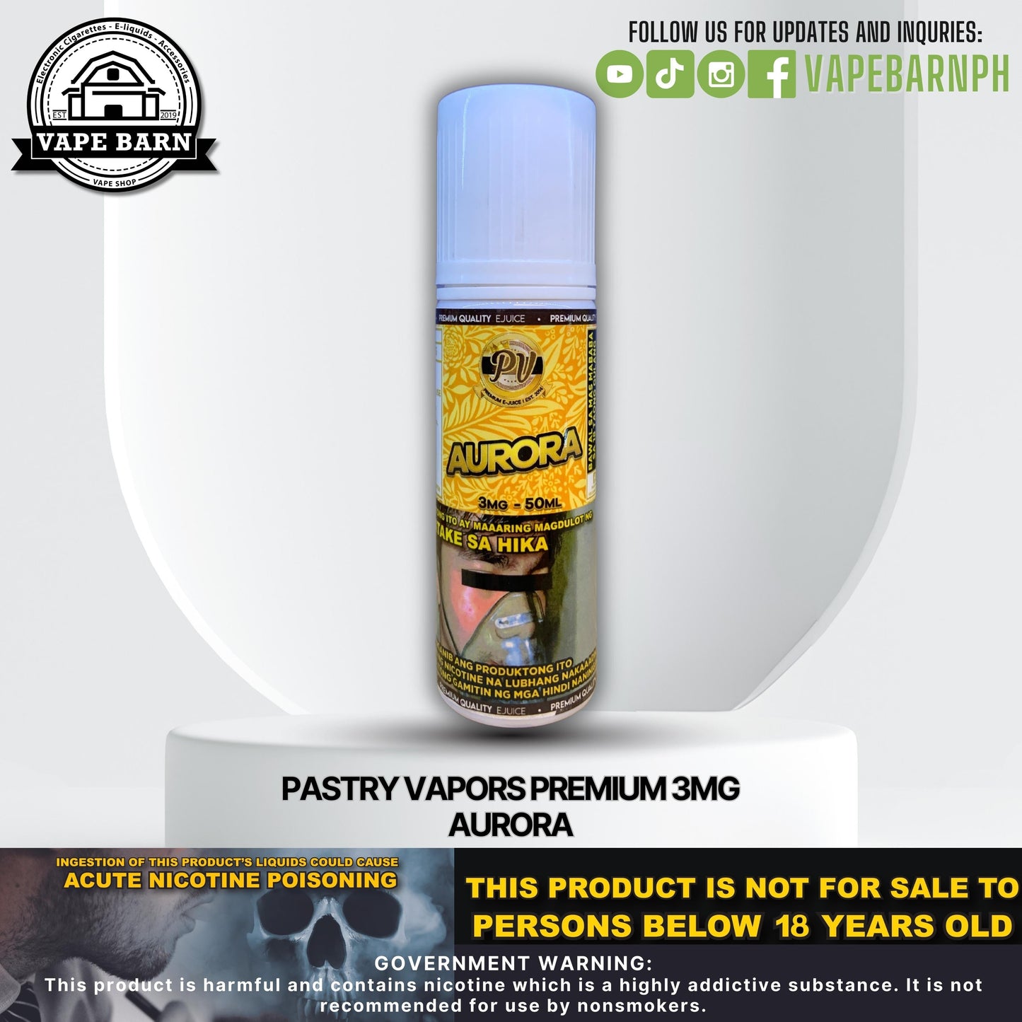 Pastry Vapors Premium 3mg