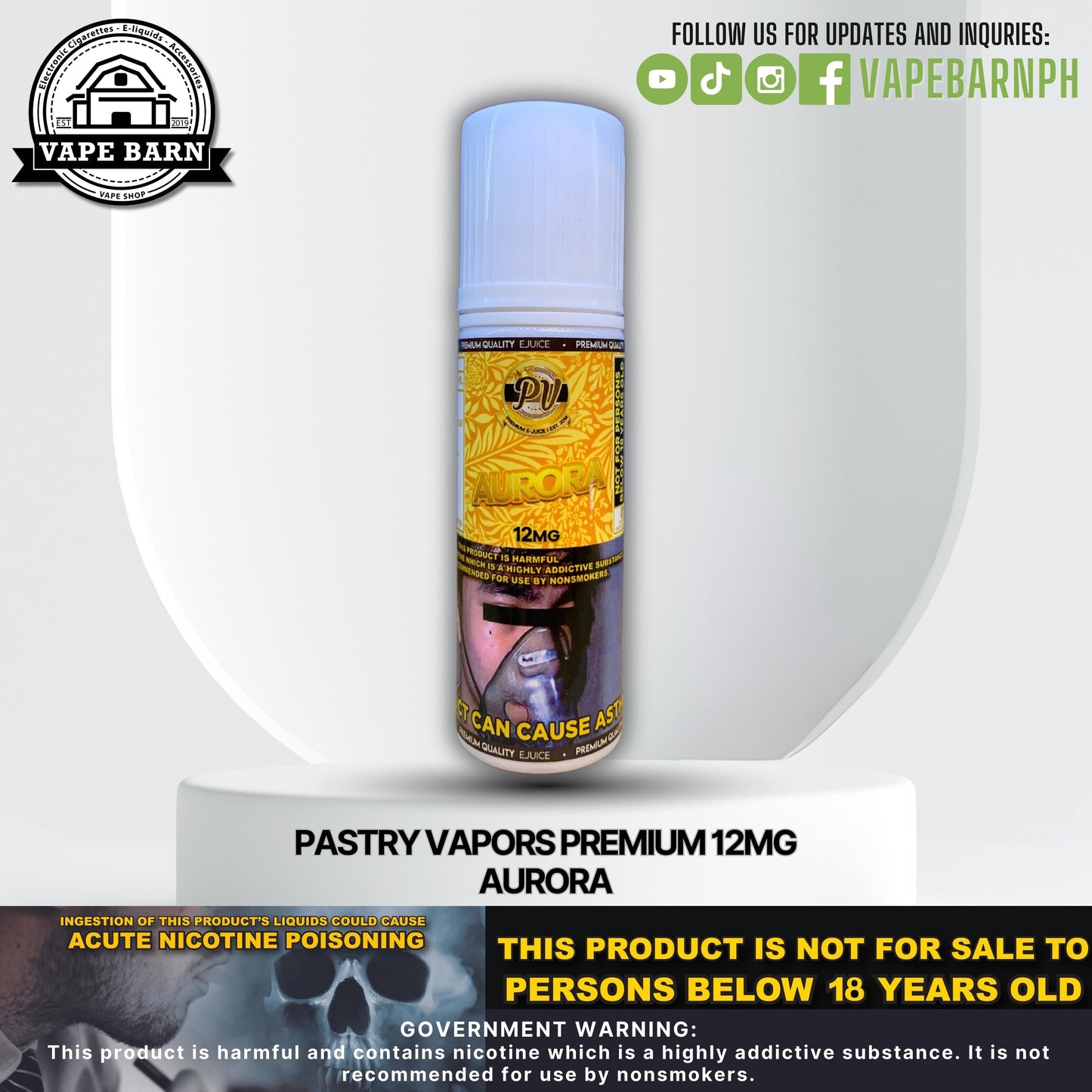 Pastry Vapors Premium 12mg