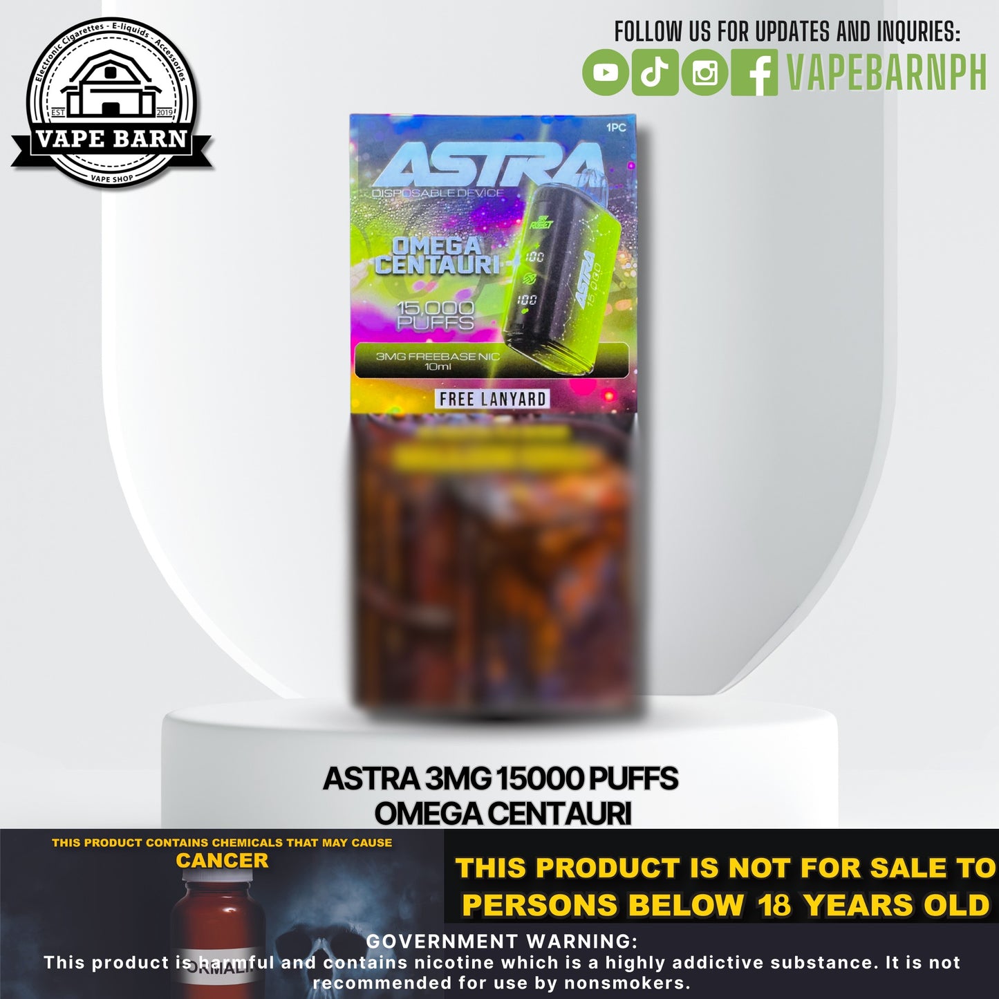 Astra 3mg 15000 Puffs