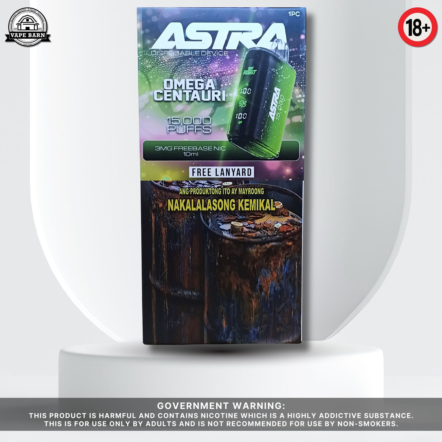 ASTRA 3mg 15000 Puffs