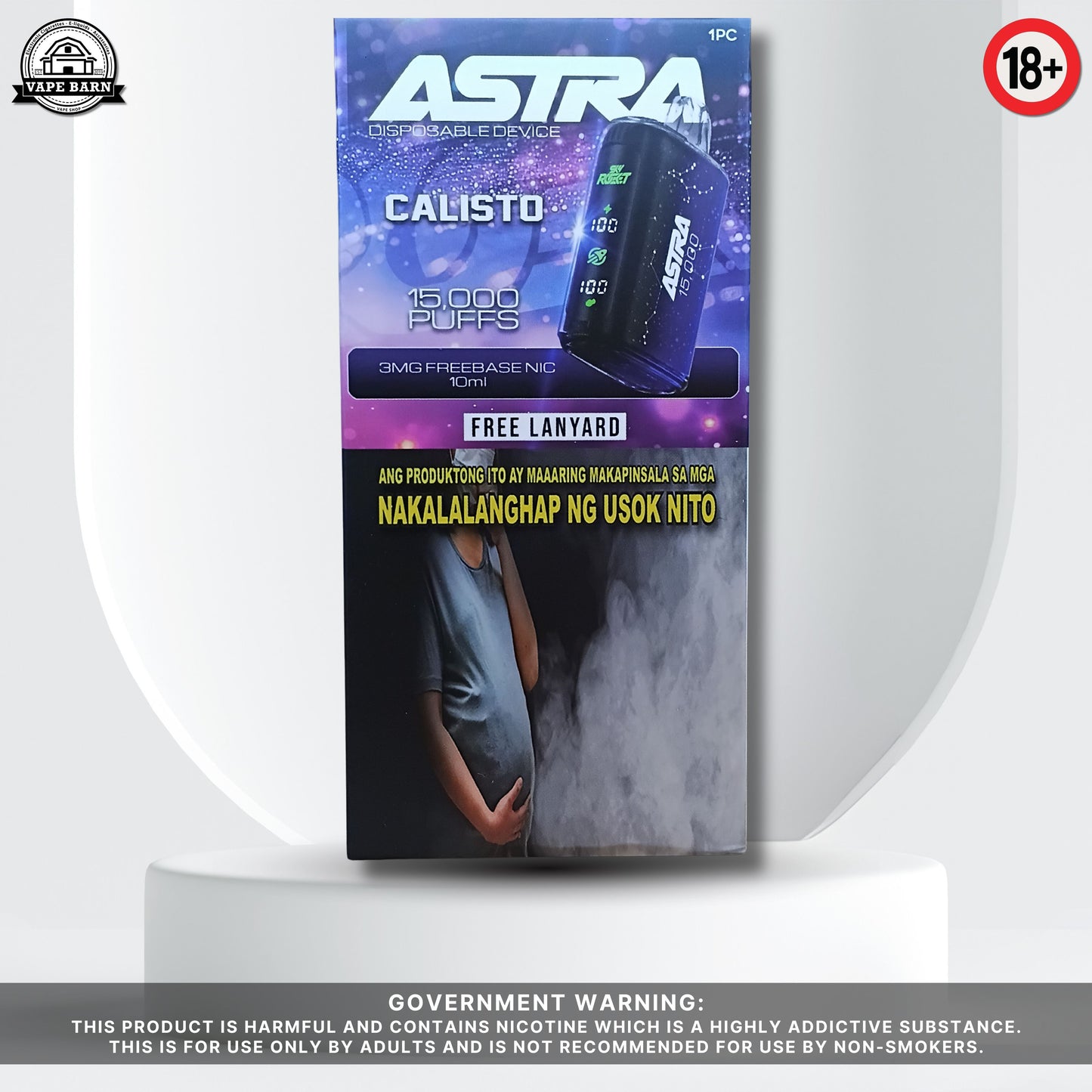 ASTRA 3mg 15000 Puffs