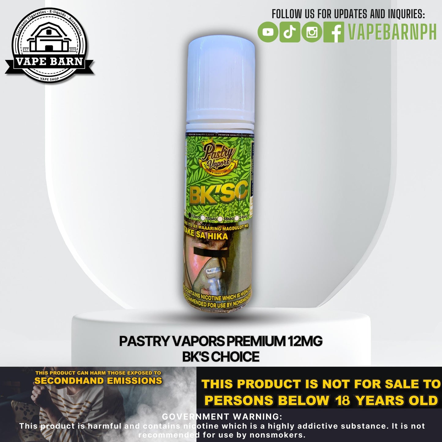 Pastry Vapors Premium 12mg