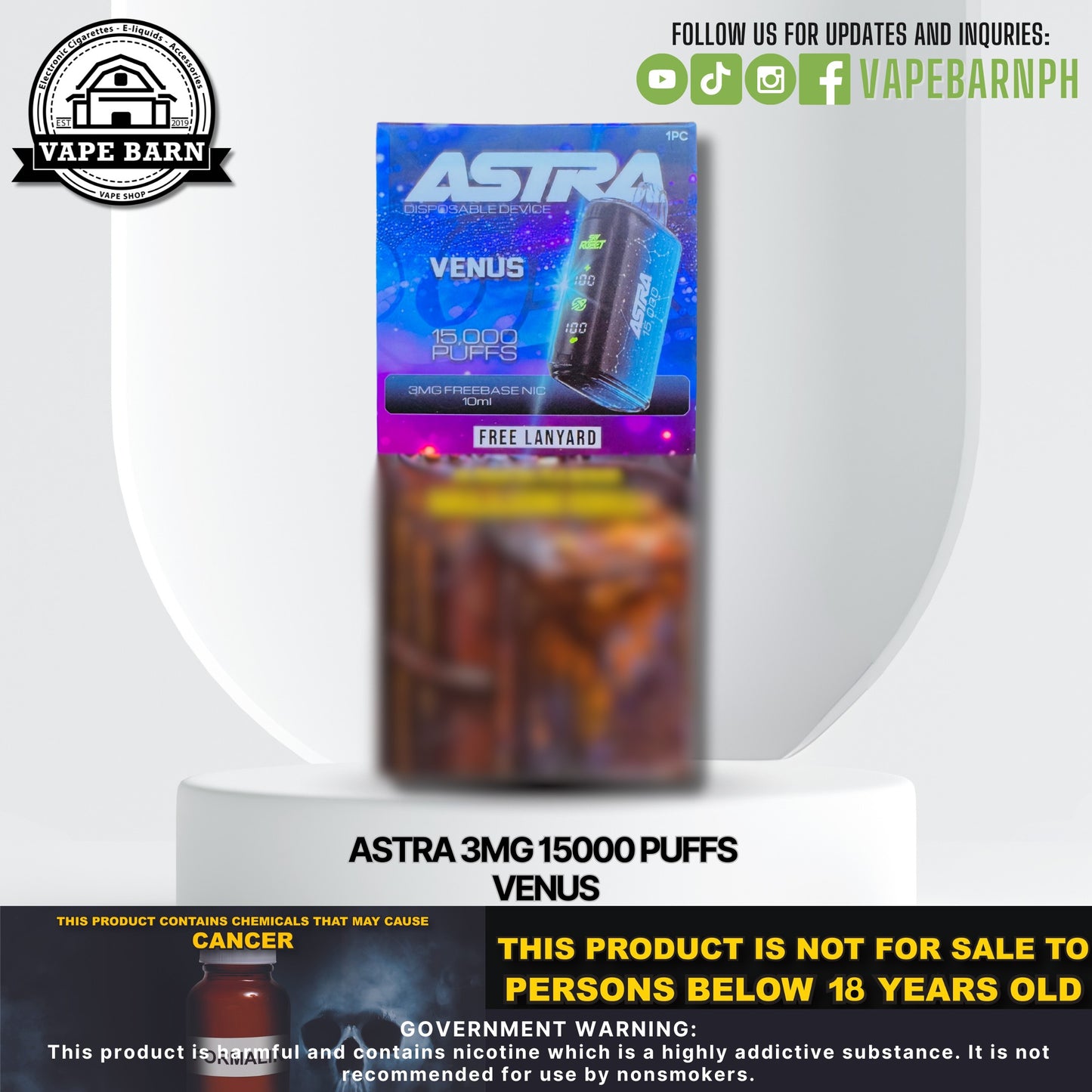 Astra 3mg 15000 Puffs