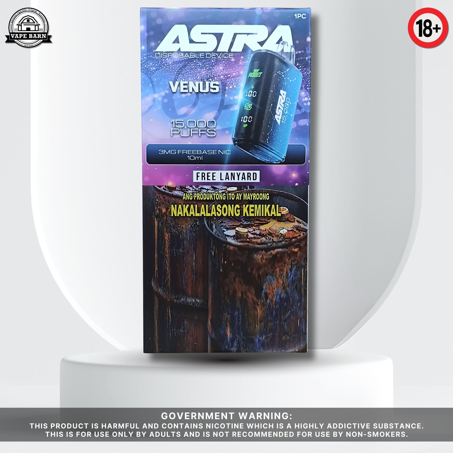 ASTRA 3mg 15000 Puffs
