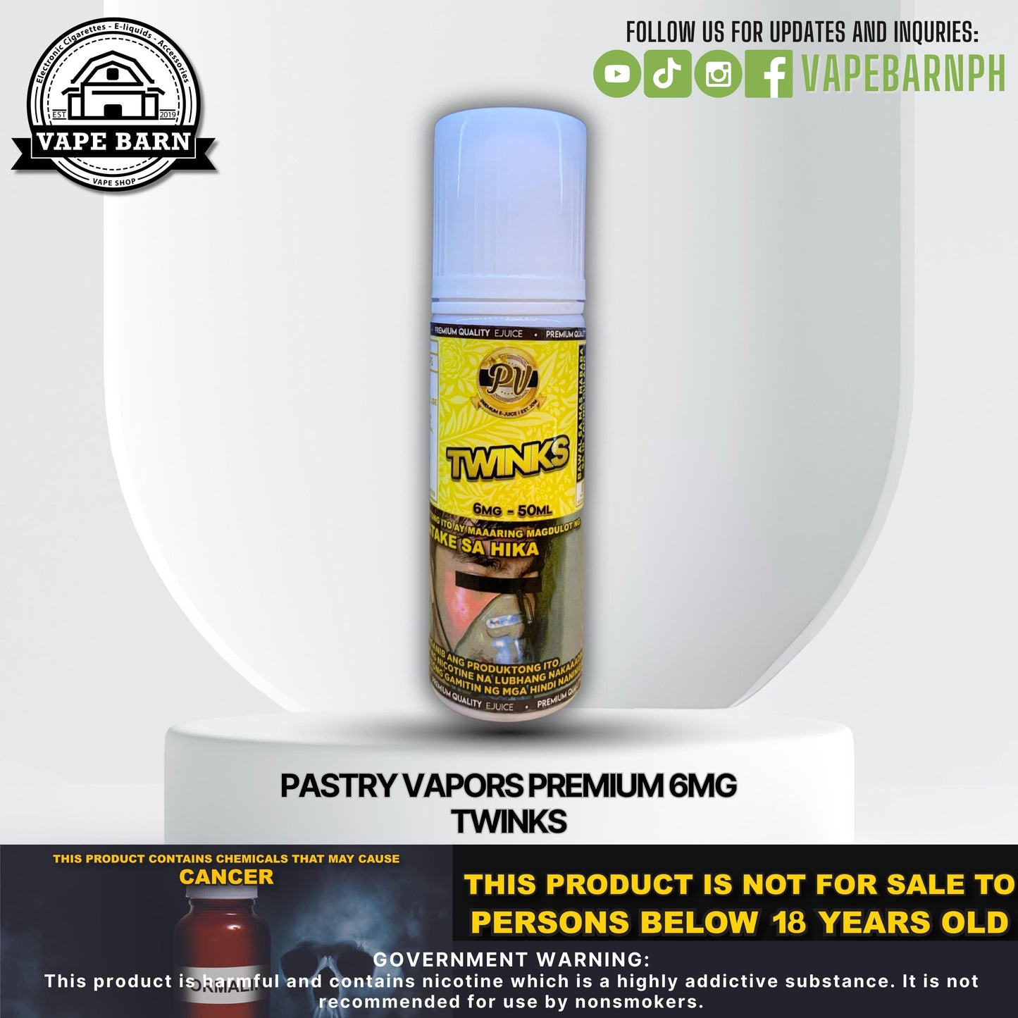 Pastry Vapors Premium 6mg