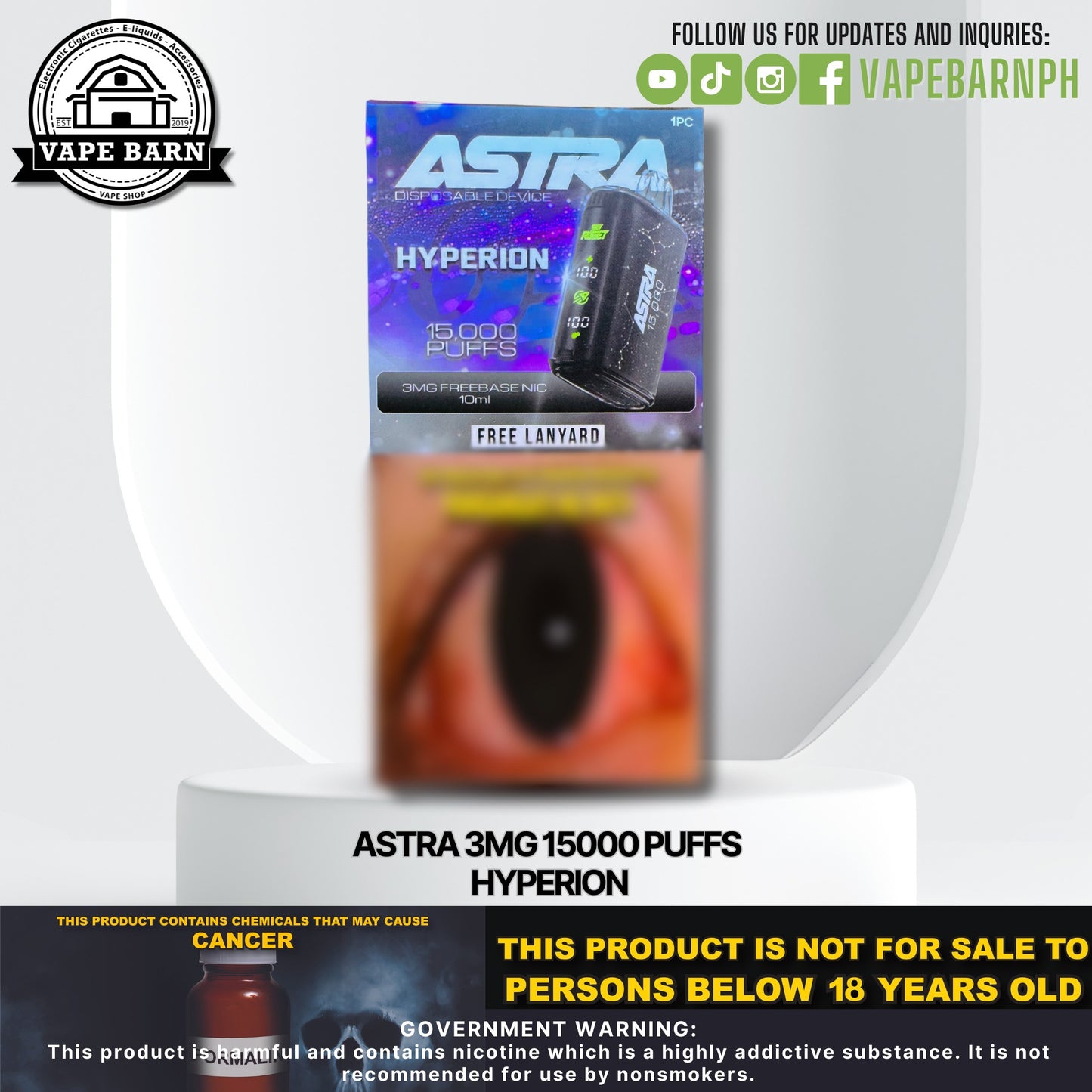 Astra 3mg 15000 Puffs