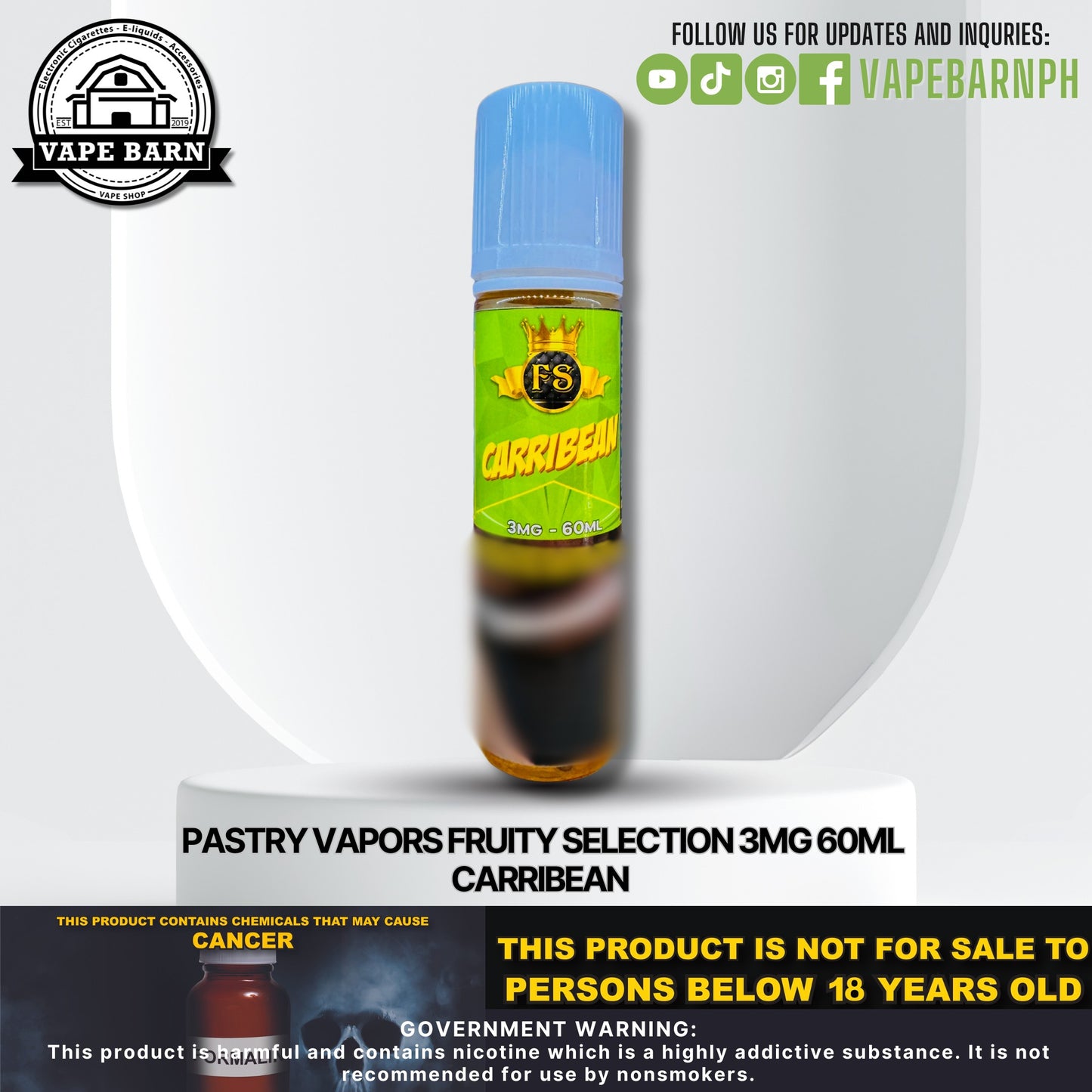 Pastry Vapors Fruity Selection 3mg 60ml