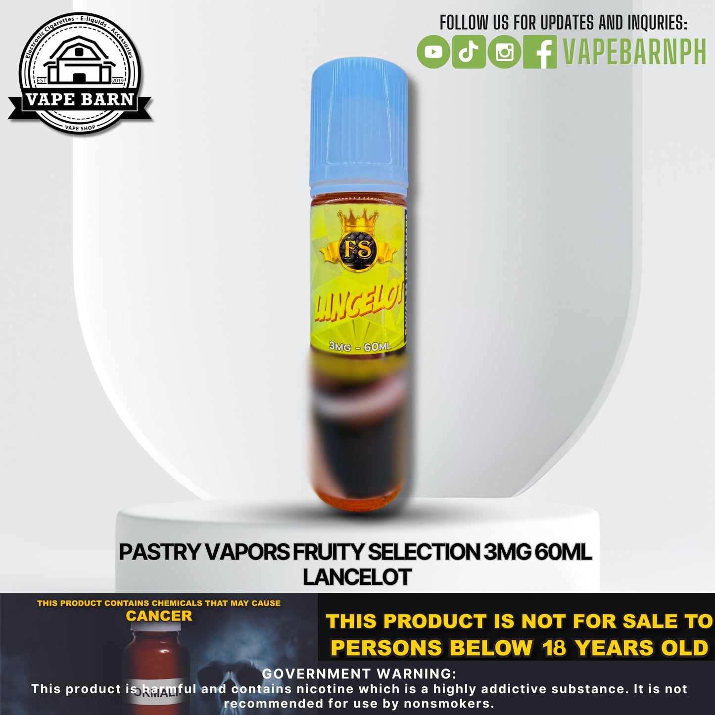 Pastry Vapors Fruity Selection 3mg 60ml