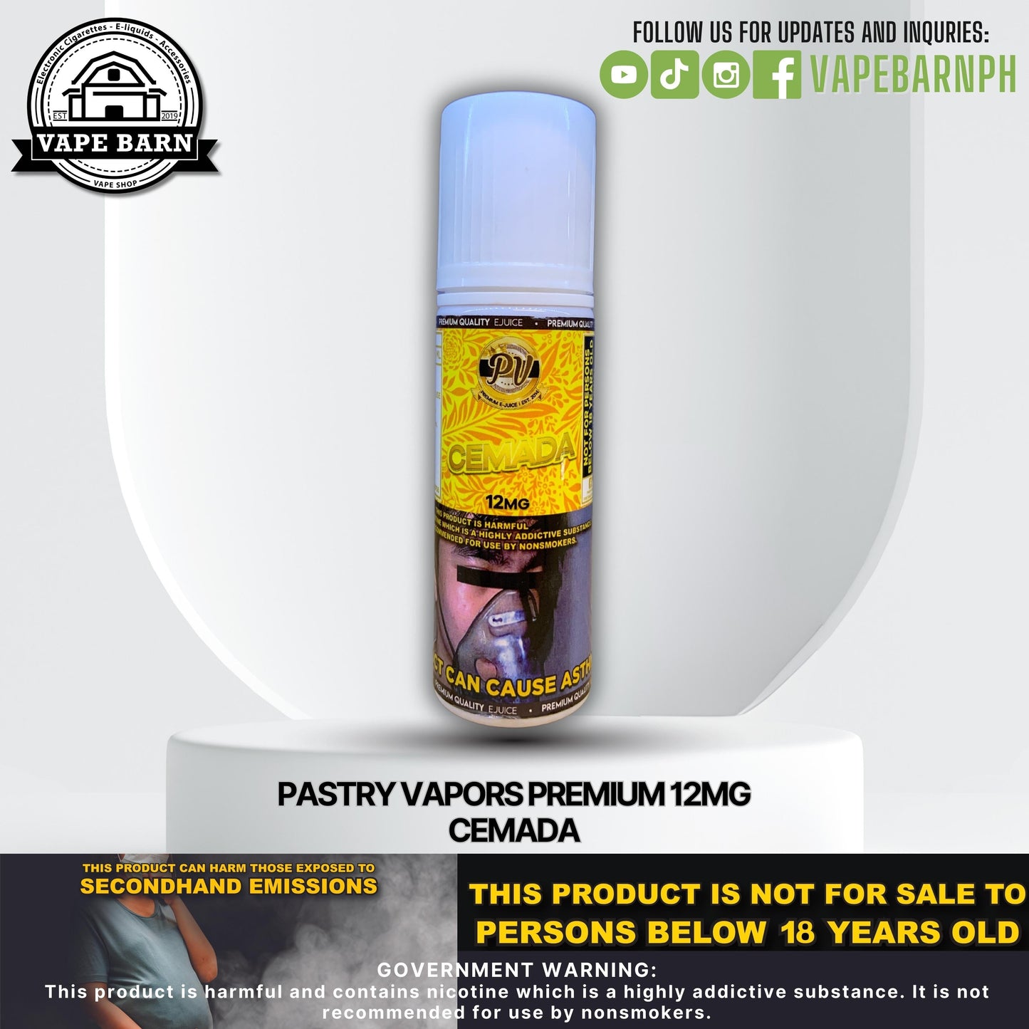 Pastry Vapors Premium 12mg