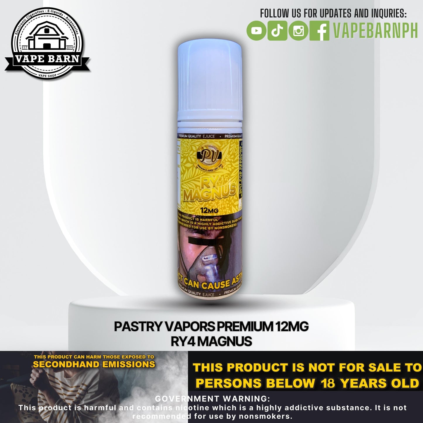 Pastry Vapors Premium 12mg